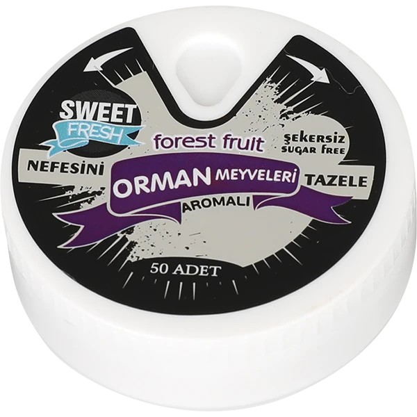 Orman Meyvesi Aromalı Tablet Şekerleme küçük görsel